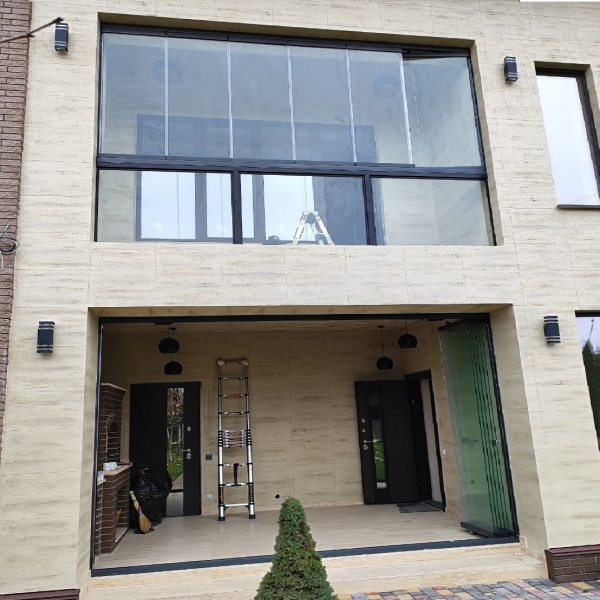 Скління Gandesas – гармошка Butterfly, скло від підлоги до стелі