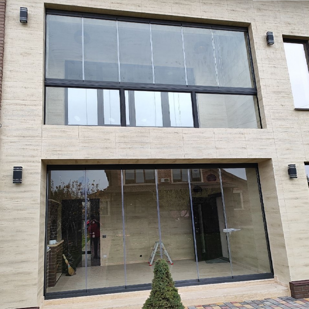 Скління Gandesas – гармошка Butterfly, скло від підлоги до стелі