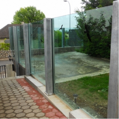 Glass Fence "Ágreda" - скляний паркан на терасі або в приватному будинку