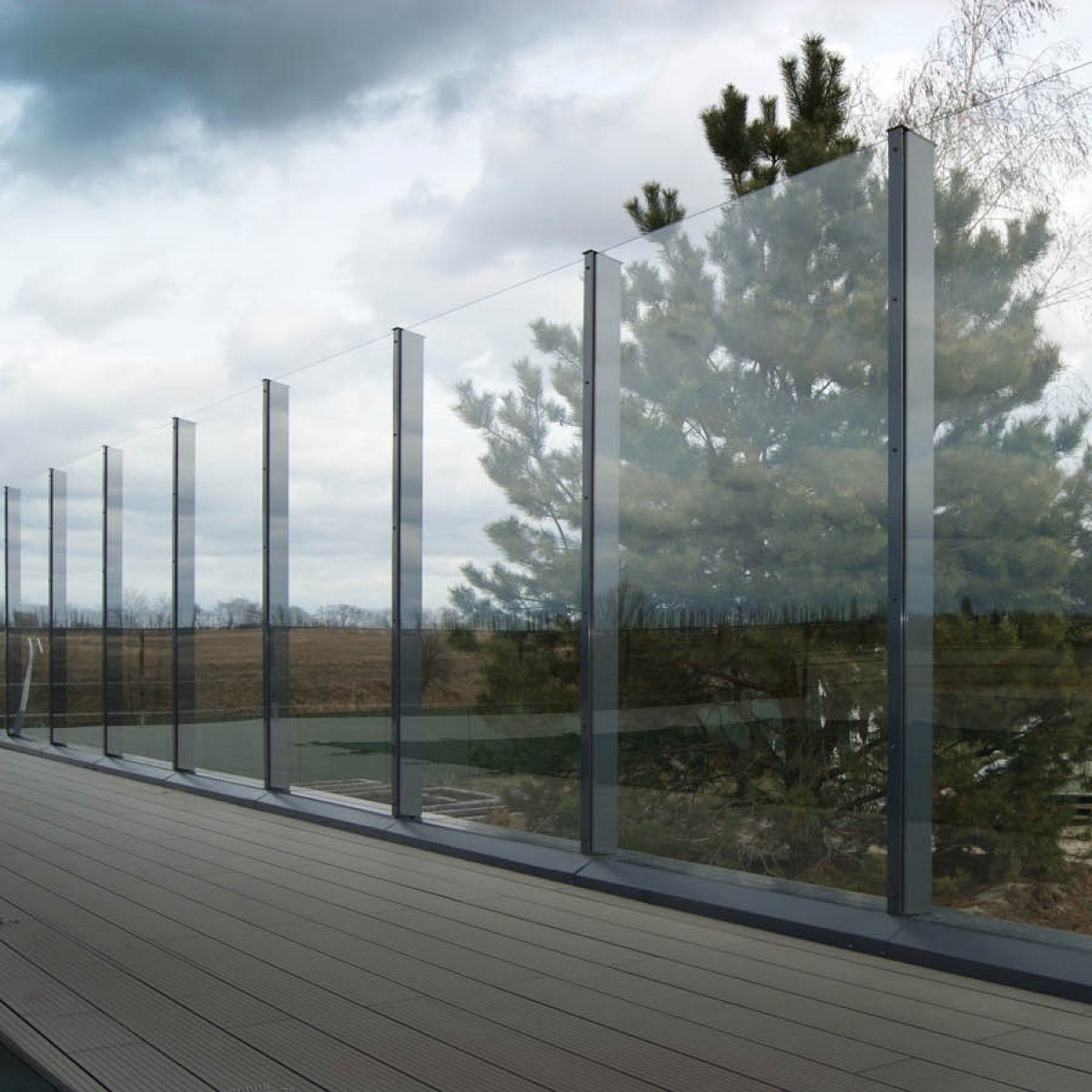 Glass Barrier "Burela" - скляна огорожа ділянки або парапету