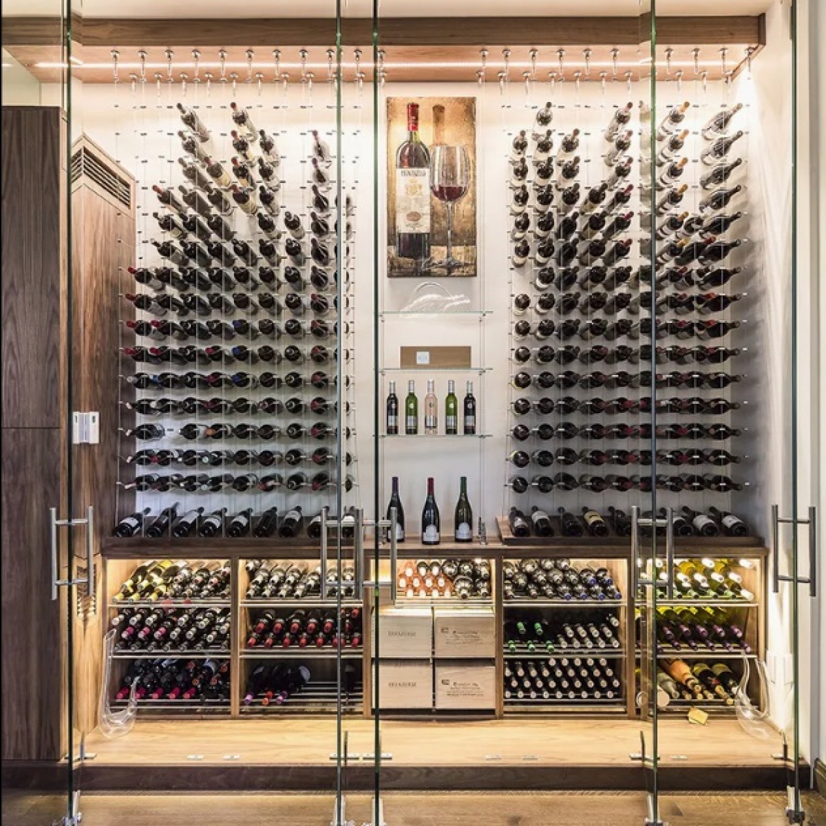 Wine Storage "Zafra" - оформлення винної зони в квартирі