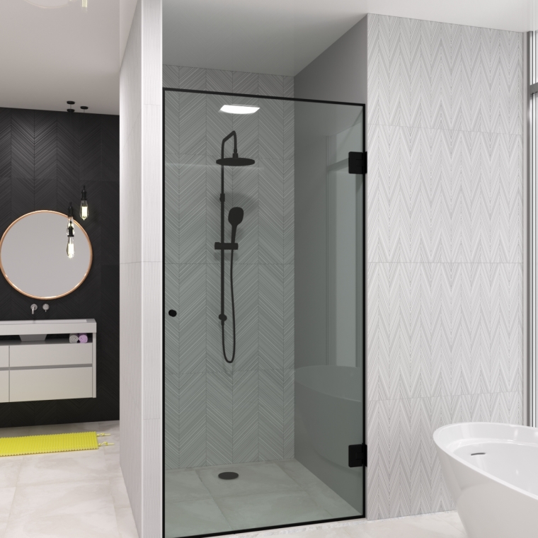 Двери в душевую стеклянные Milan Loft Двери в душевую стеклянные Milan Loft