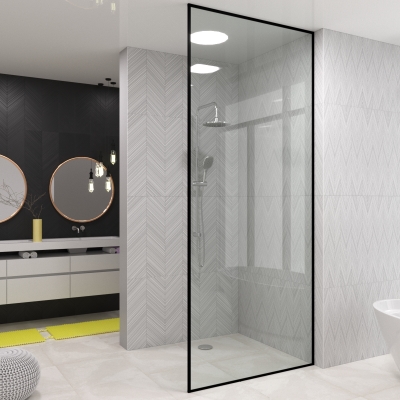 Стеклянная душевая перегородка  Sardinia Loft