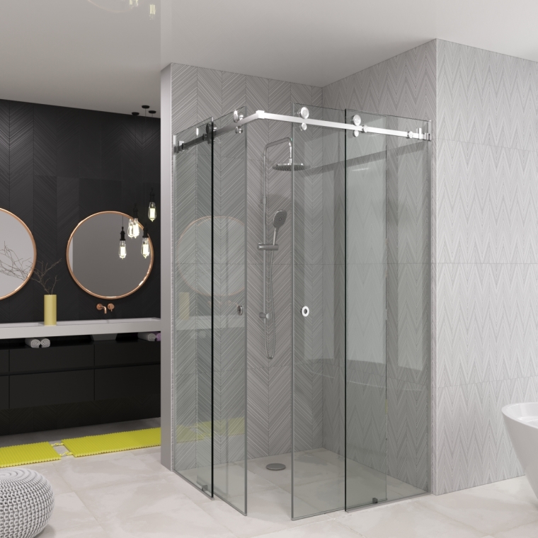 Cтеклянная душевая перегородка Cagliari