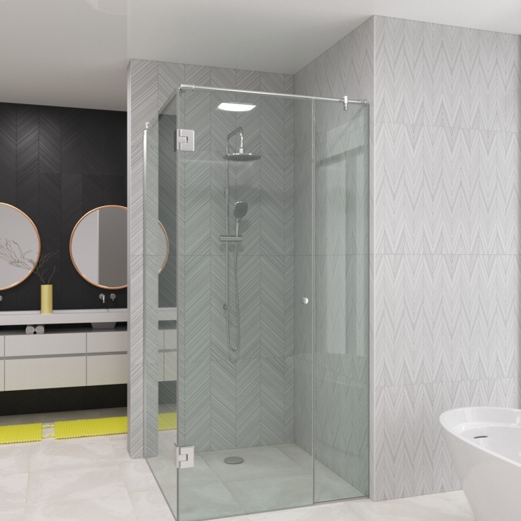 Стеклянная душевая перегородка Lazio Стеклянная душевая перегородка Lazio