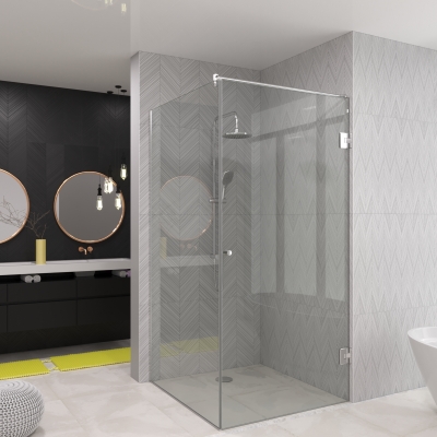 Стеклянная душевая угловая Naples