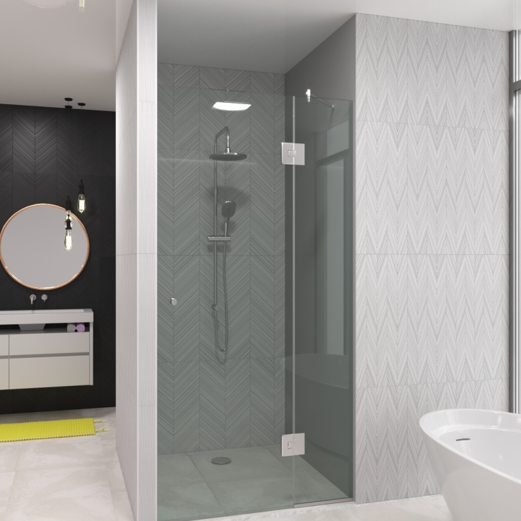 Перегородка в душ фронтальная Palermo