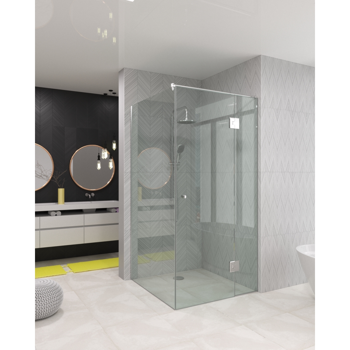 Скляна душова перегородка Sienna