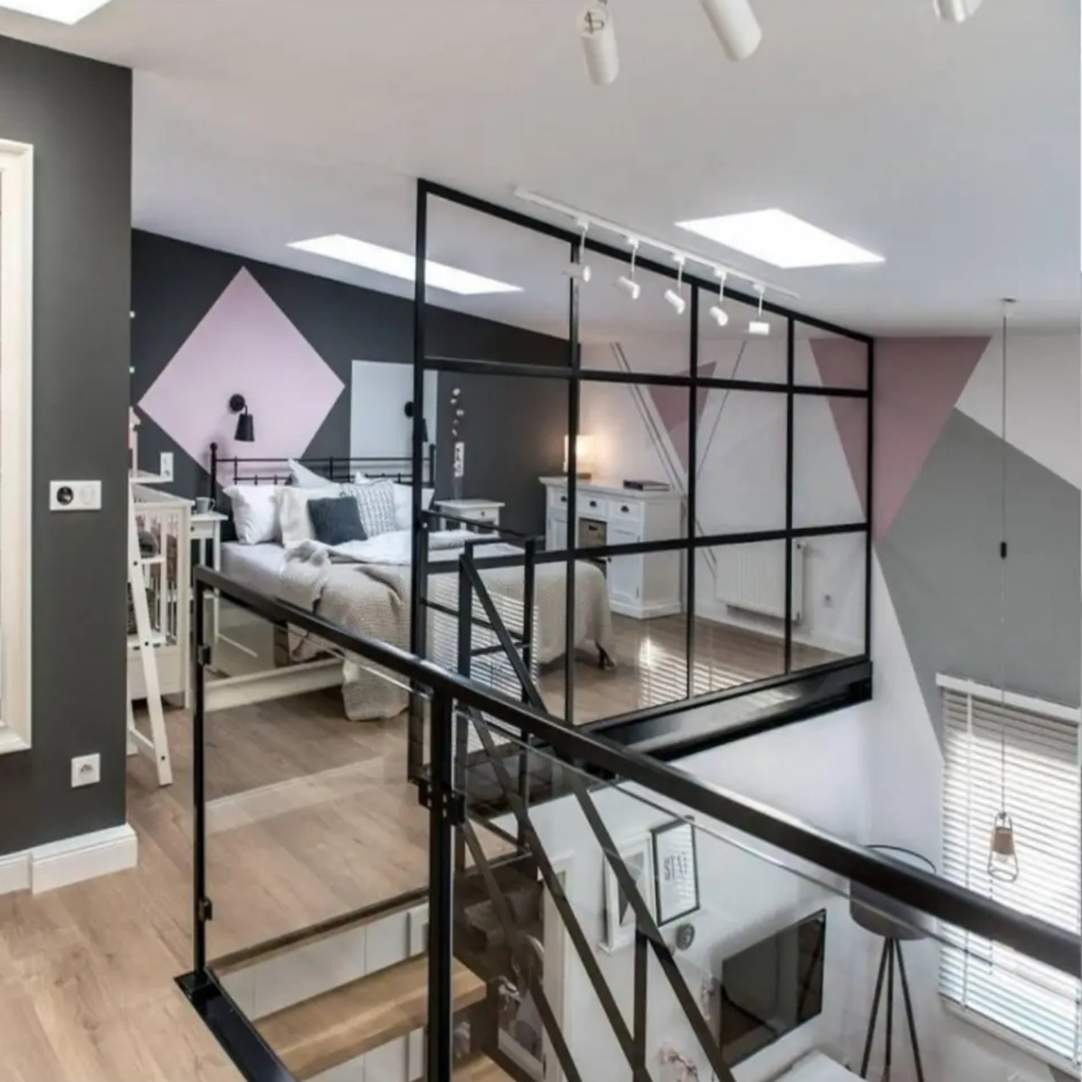 Лофт перегородки та двері зі скла ціна за 1 м2