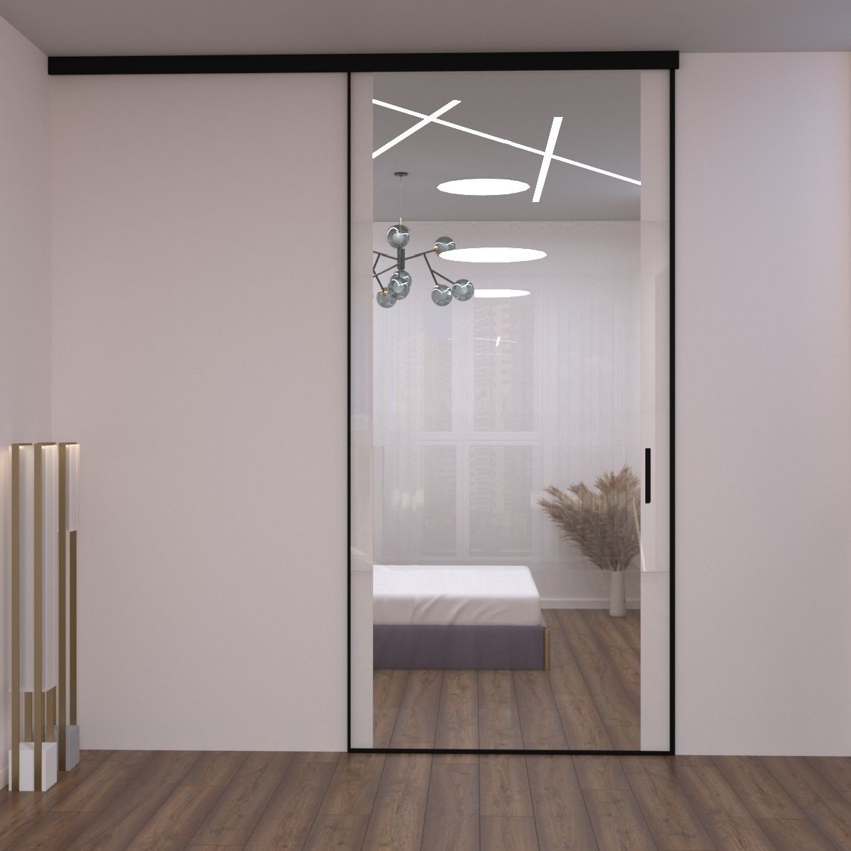 Скло лофт. Перегородки лофт. Двері Loft.