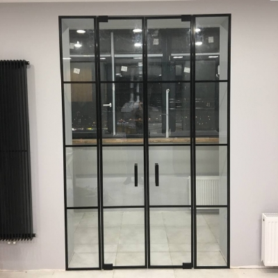 LOFT перегородка Tivenys — стекло бронза для балкона (отдельная стеклянная комната)