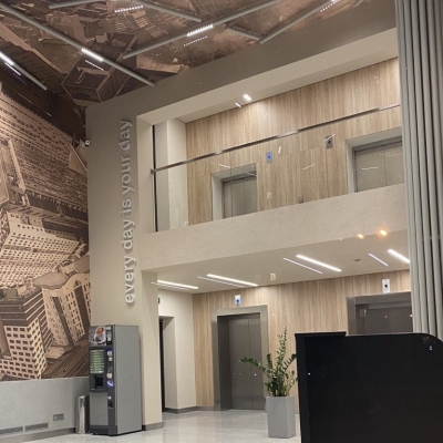 Скляні огорожі, перила в ТРЦ