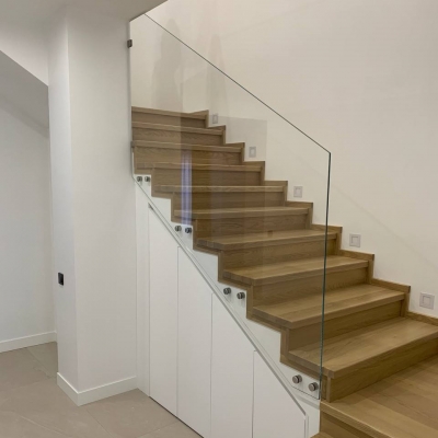 Поруччя для сходів скляні