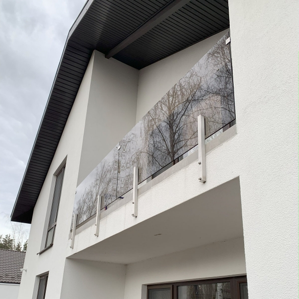 Zaragoza — бронзове огородження другого поверху на виносних стійках з нержавійної сталі