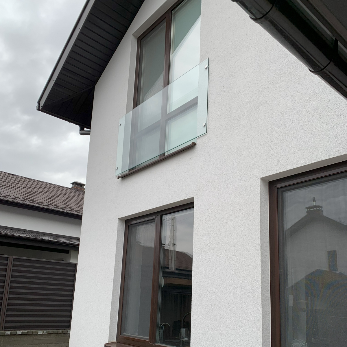 Trujillo — Французький балкон зі скла, точкове кріплення