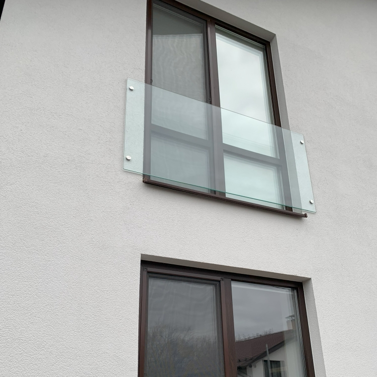 Trujillo — Французский балкон из стекла, точечное крепление