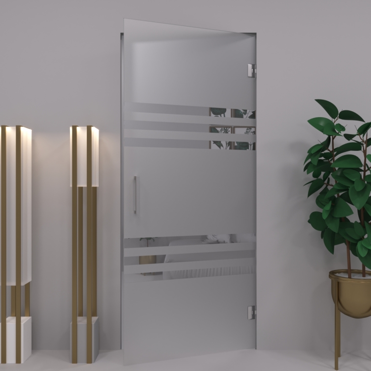 Двері скляні Portland (без короба)