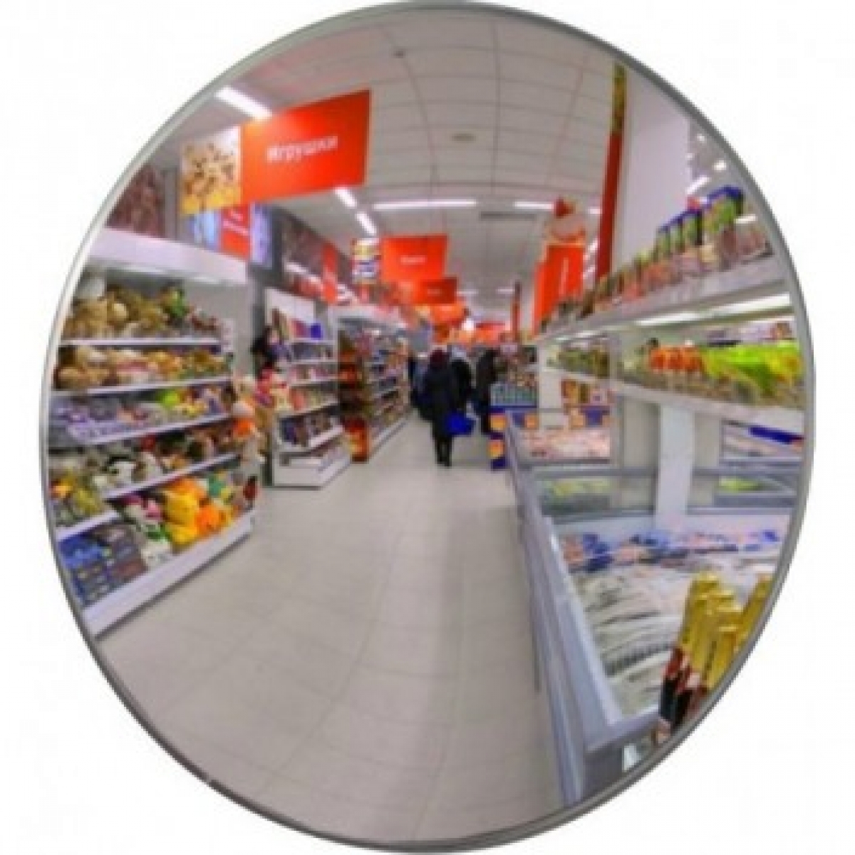 Оглядове сферичне дзеркало безпеки СЗБ діаметр -300 мм.