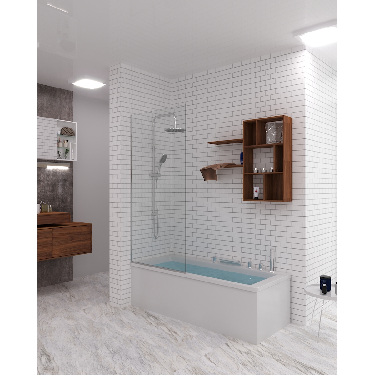 шторка на ванну London