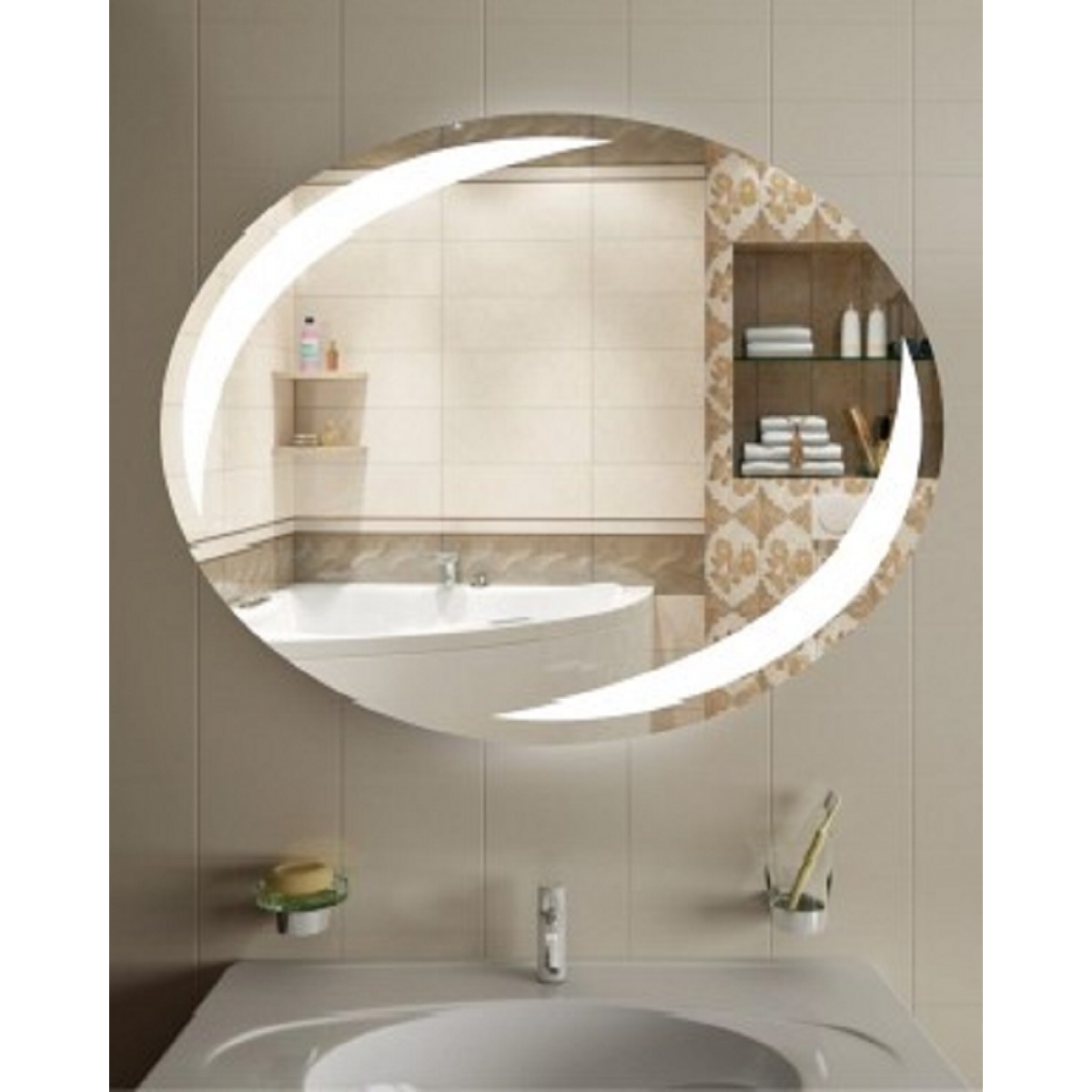 Дзеркало з LED підсвічуванням ААА5