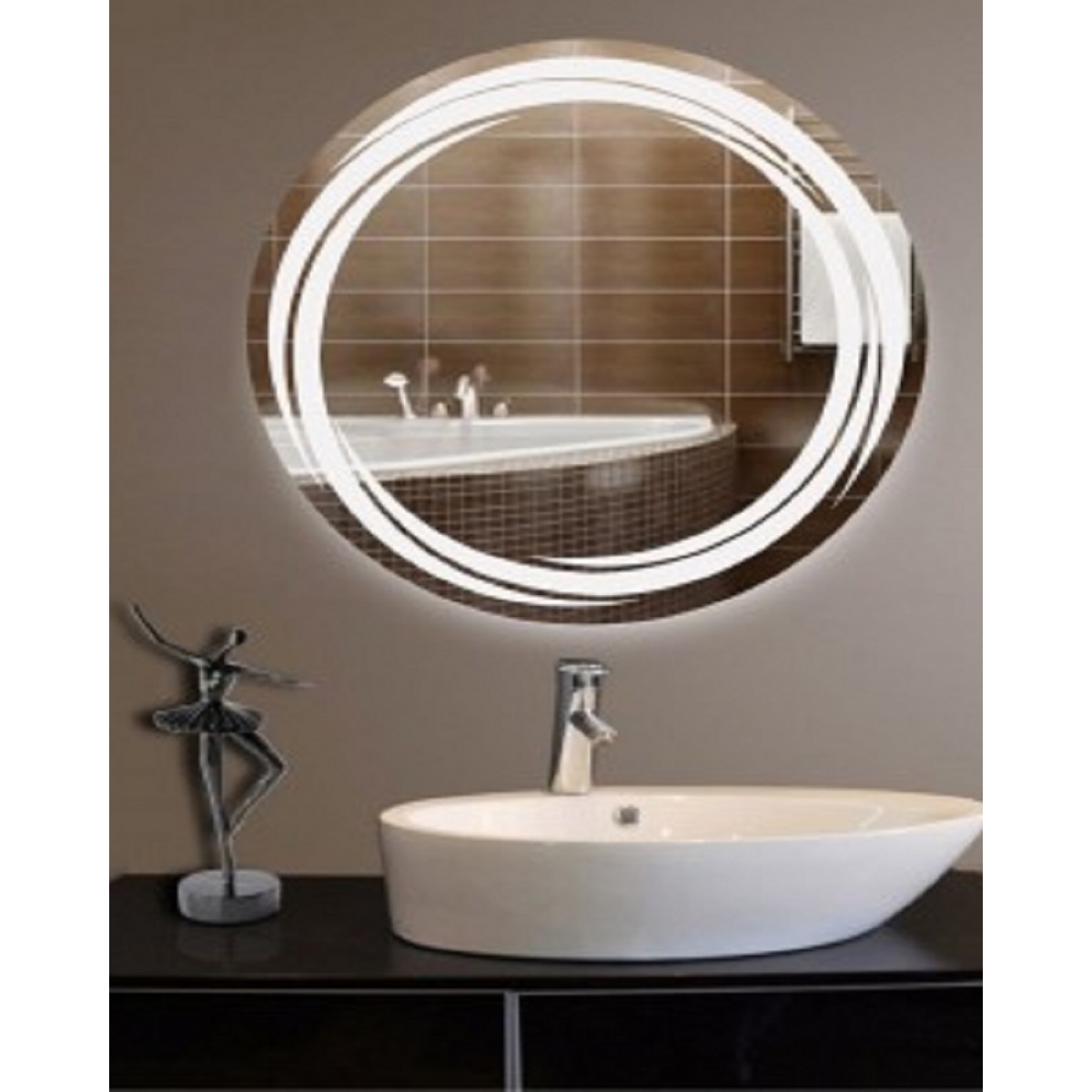 Дзеркало з LED підсвічуванням ААА8 