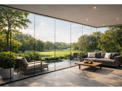 Як відбувається панорамне скління об'єктів?