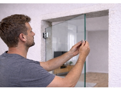 Як встановити міжкімнатні скляні двері самому?