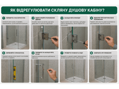 Як відрегулювати скляну душову кабіну? Як відрегулювати скляну душову кабіну?