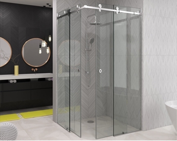 Стеклянные душевые перегородки
