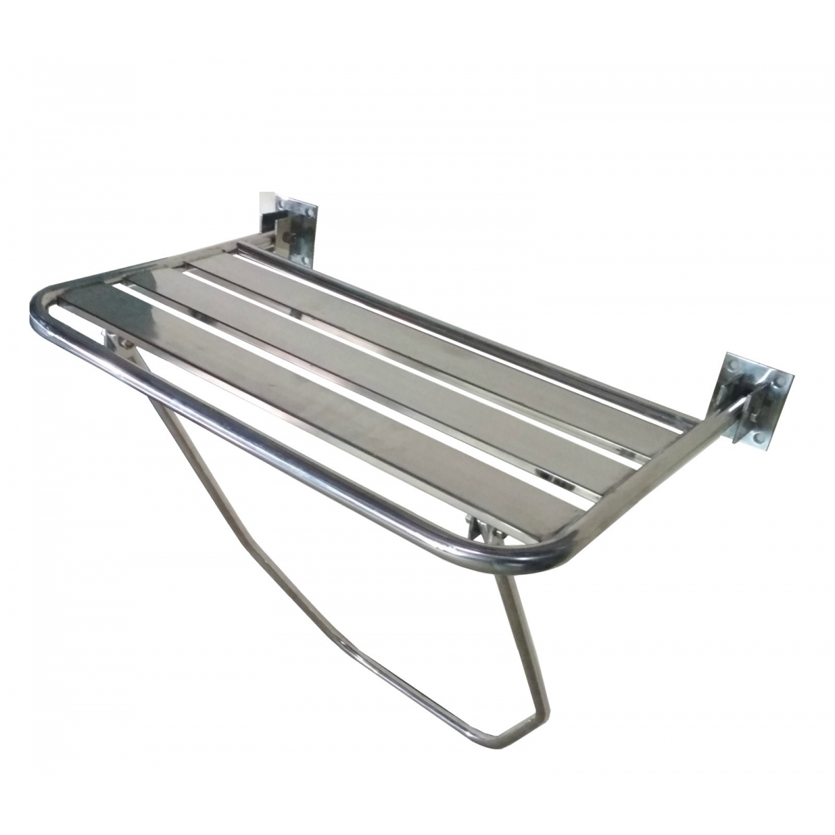 Сидіння в душ. Відкидне сидіння. З нержавіючої сталі.