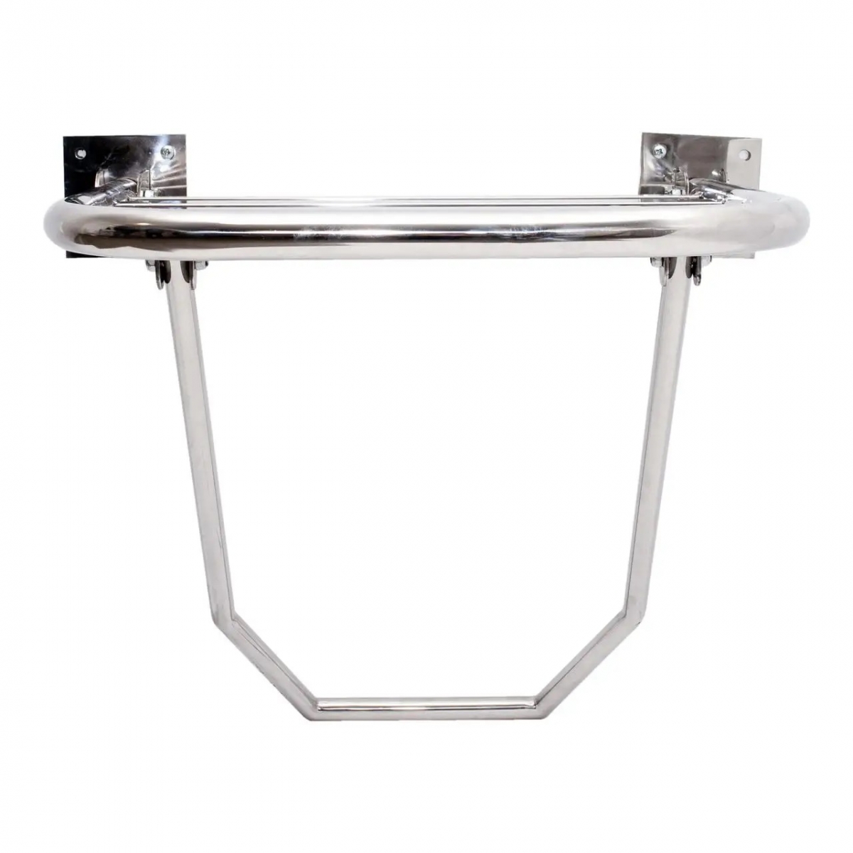 Сидіння в душ. Відкидне сидіння. З нержавіючої сталі.