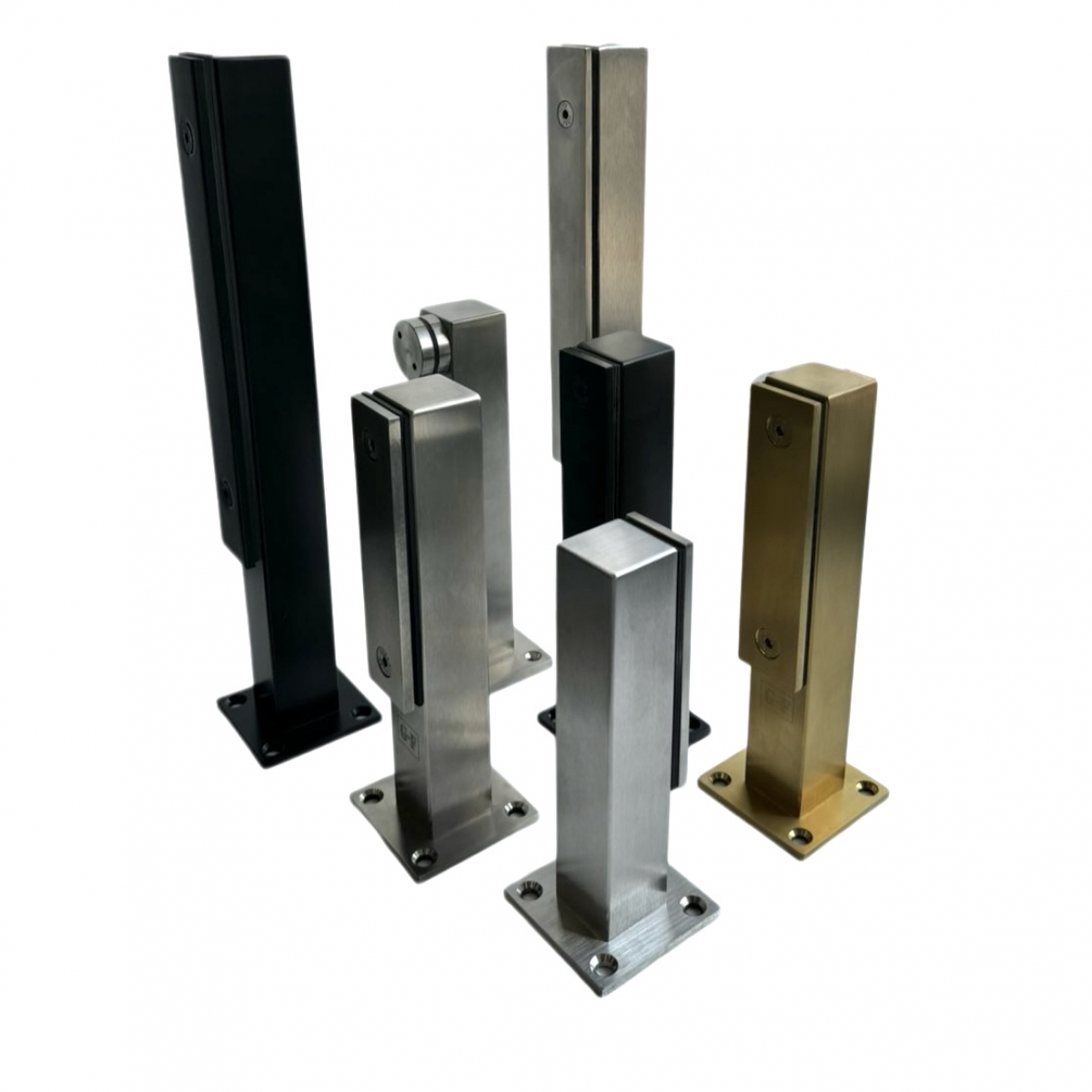 Стійки для скла різних форм і розмірів.