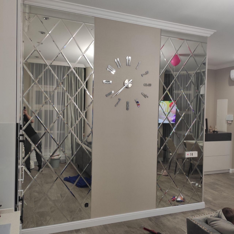 Дзеркальне панно № 011011 (1 м2) Дзеркальне панно № 011011 (1 м2)