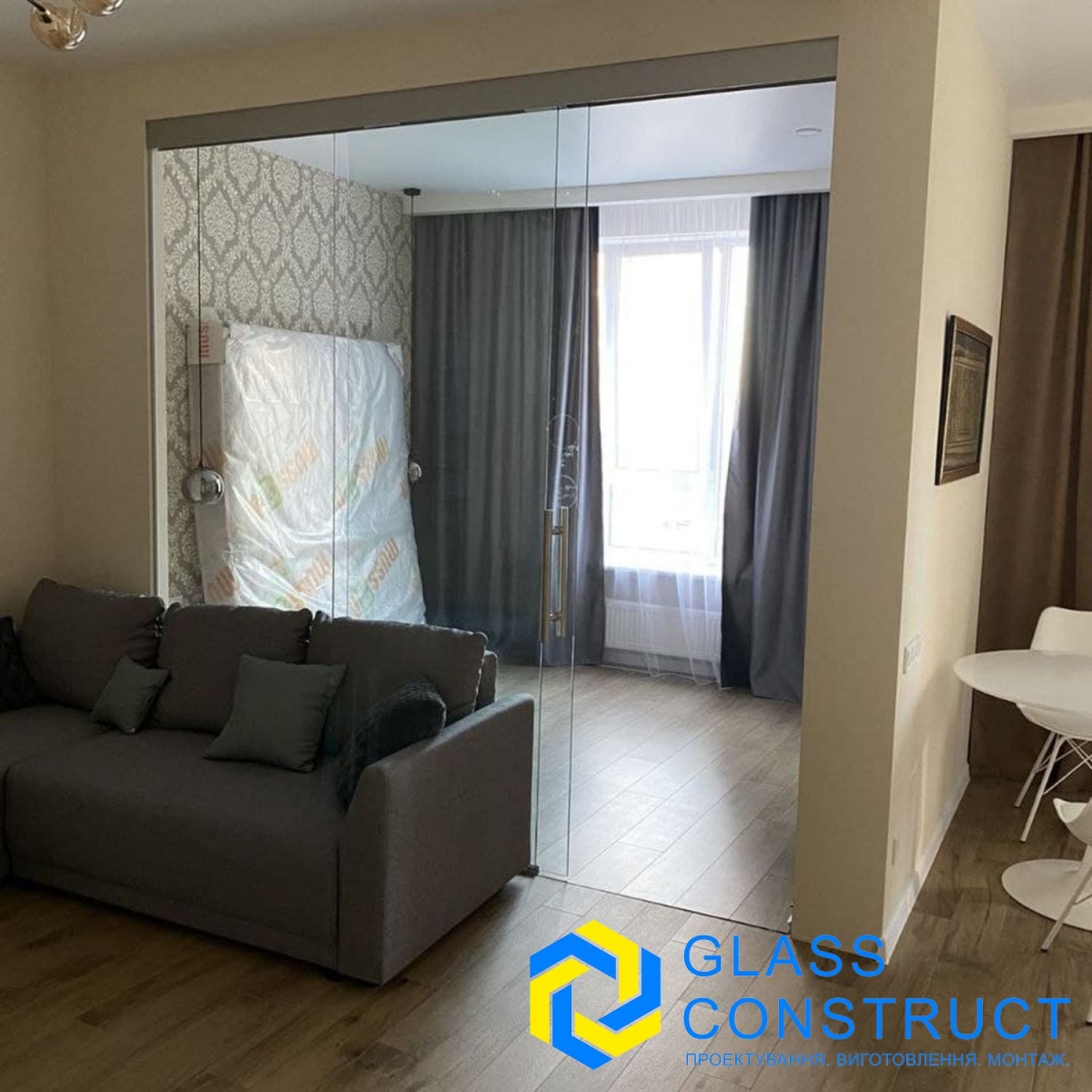 Двери из стекла раздвижные Granada