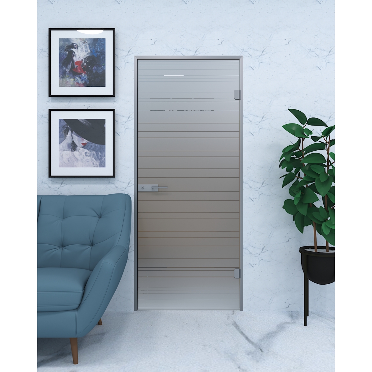 Скляні двері Beziers