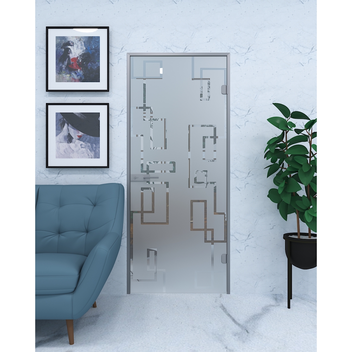 Скляні двері Bordeaux