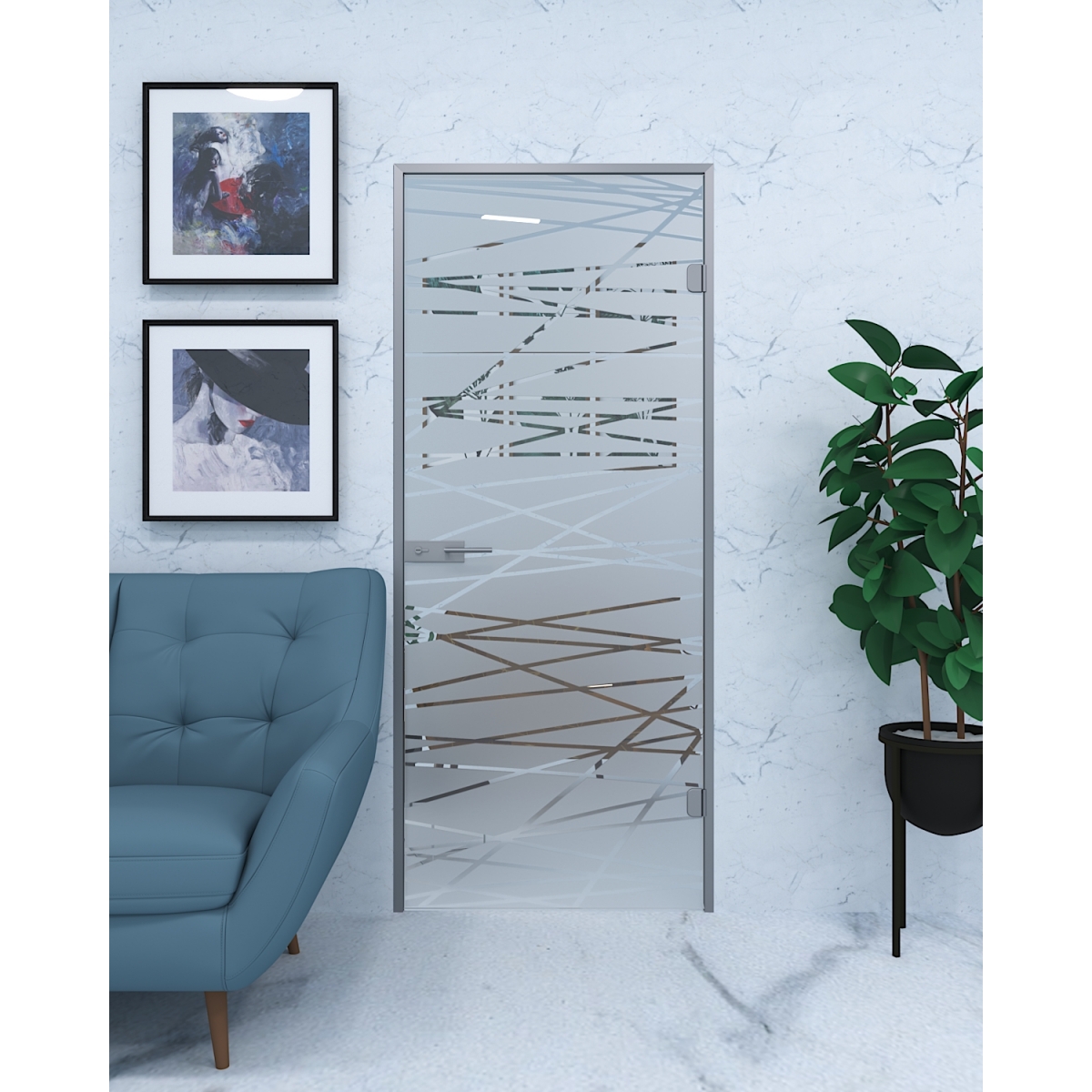 Скляні двері Brest