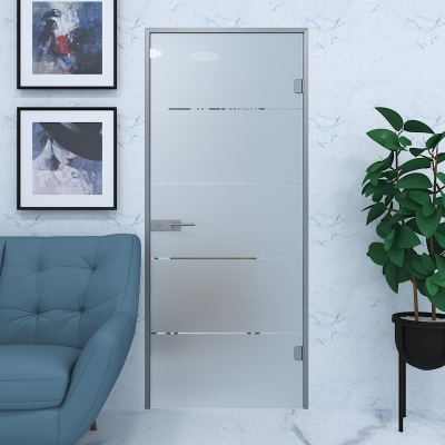 Скляні двері Paris з прихованими петлями