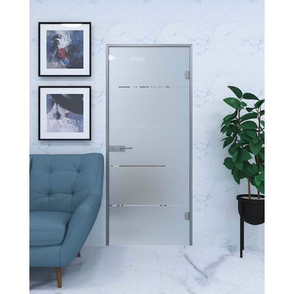 Скляні двері Paris з прихованими петлями