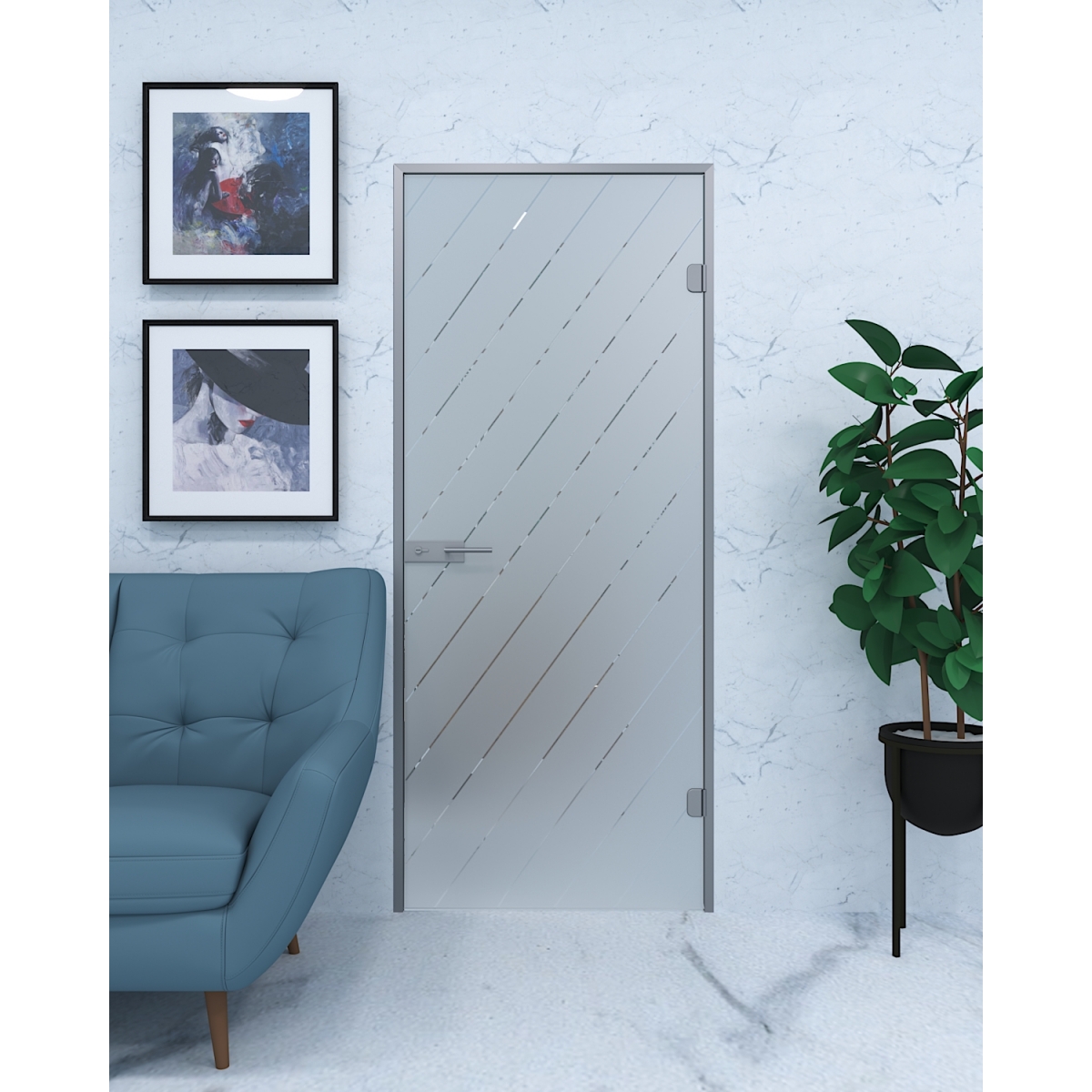 Скляні двері Toulouse