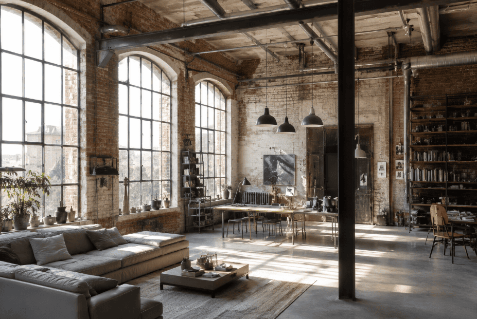 Стиль LOFT и производство стеклянных перегородок и дверей