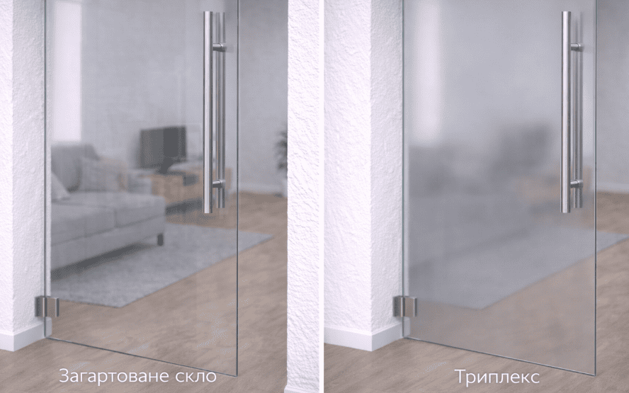 Яке скло використовують для міжкімнатних дверей?