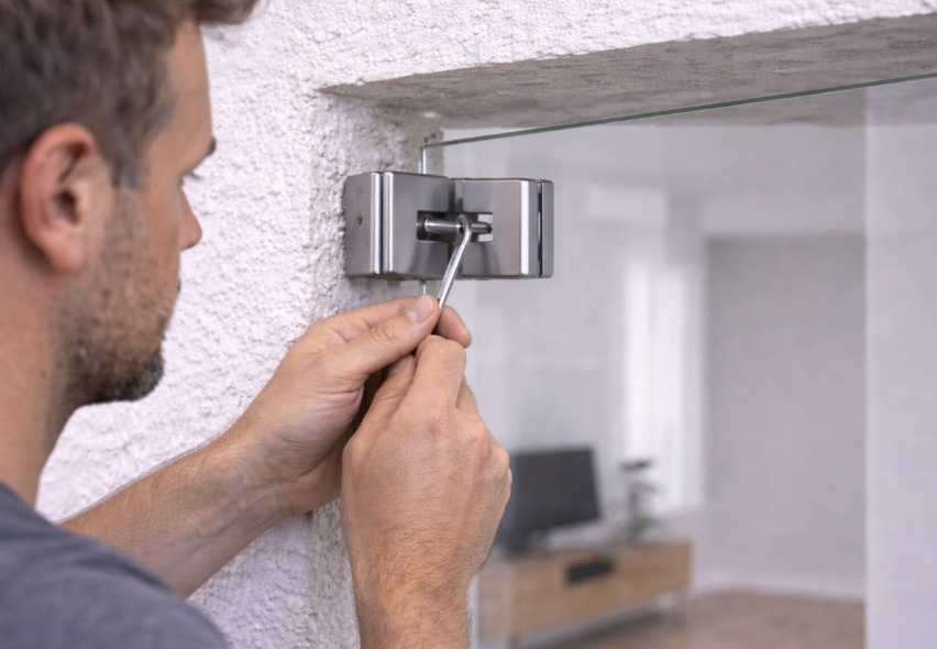 Регулювання скляних міжкімнатних дверей